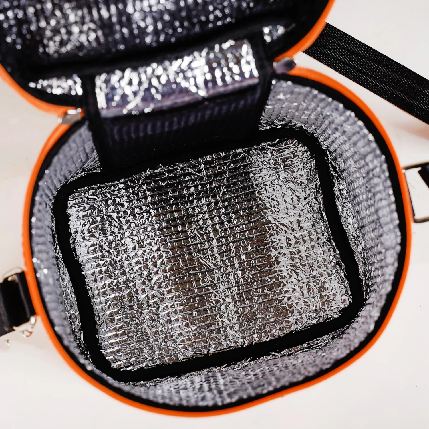 Tangerine Vichy Insulated Lunch Bag - Image 9