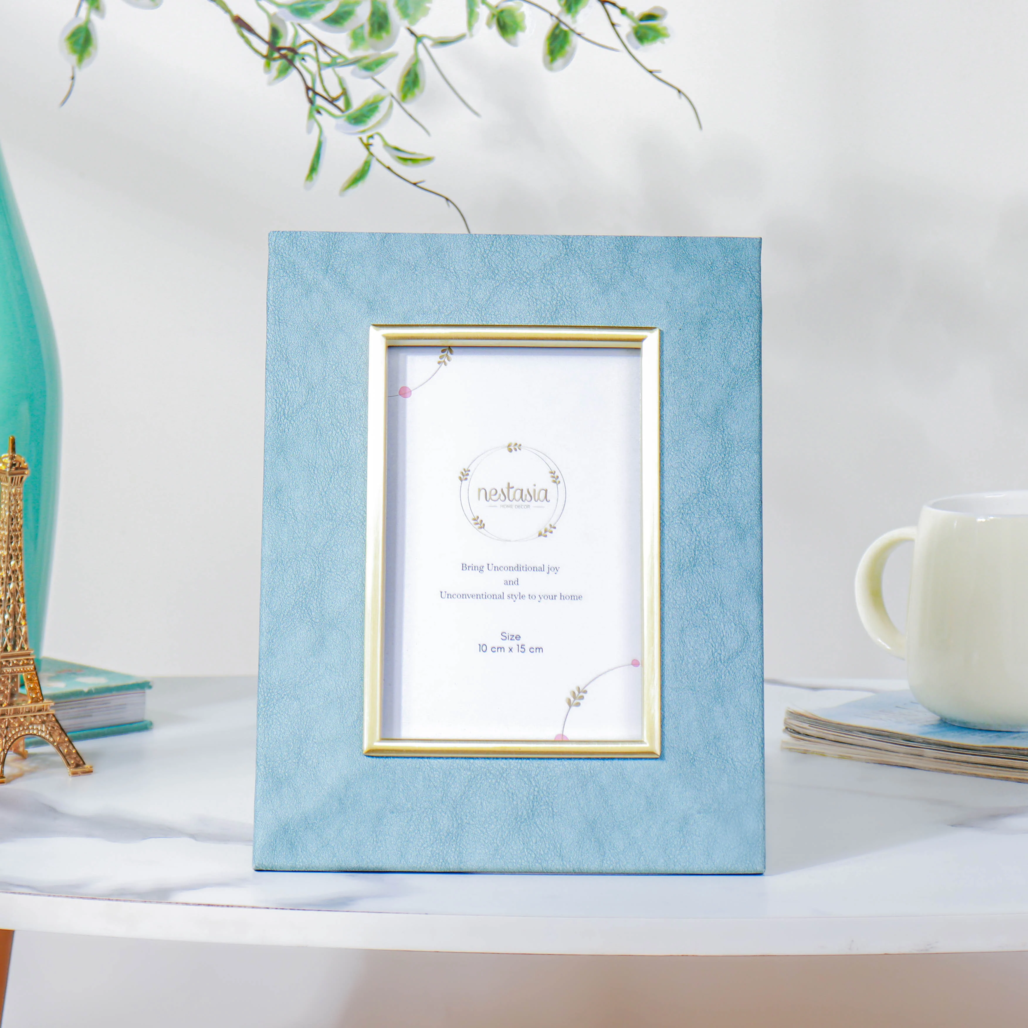 Teal Abstract Photo Frame - Image 7