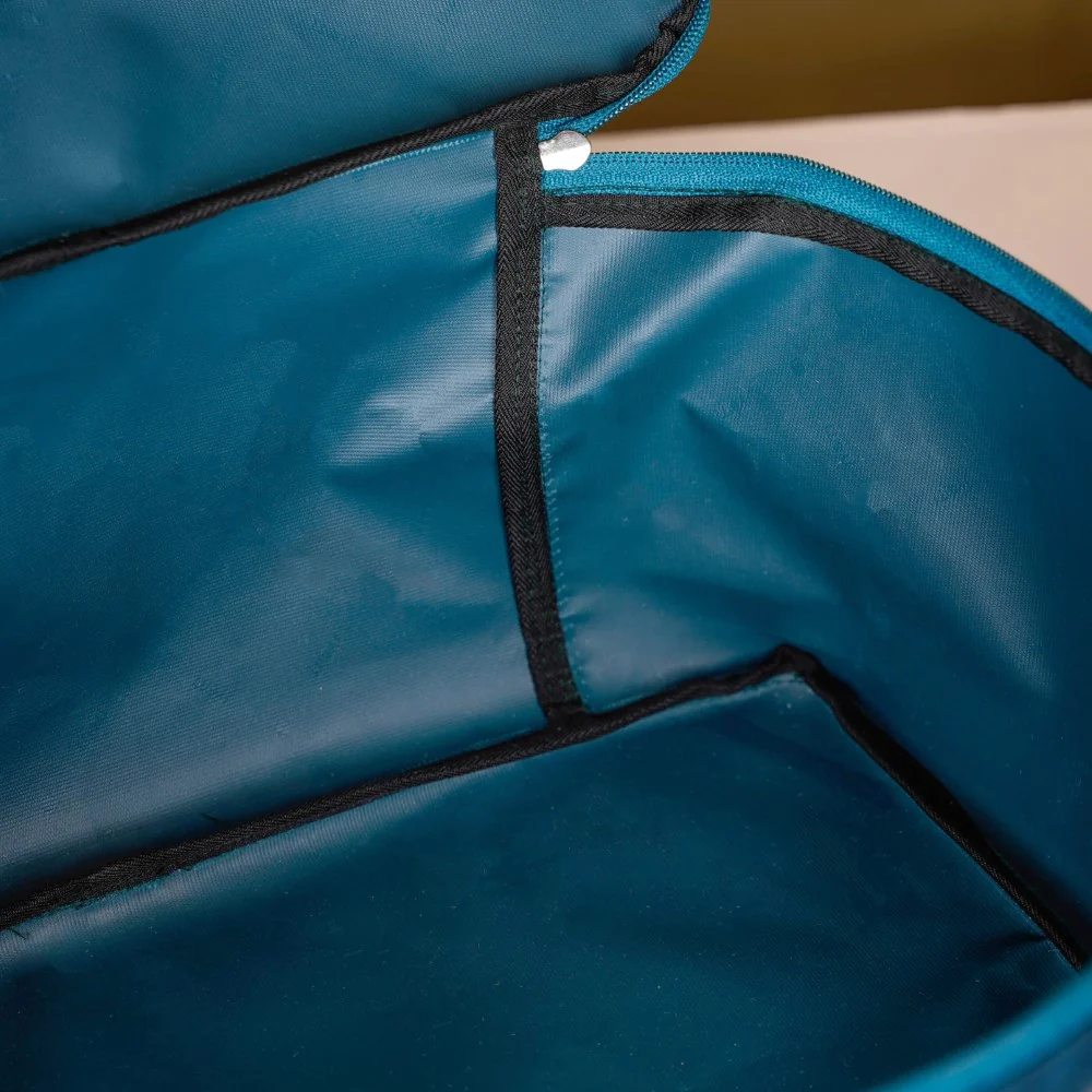 Teal Clothes Storage Bag With Zipper Set Of 2 - Image 6