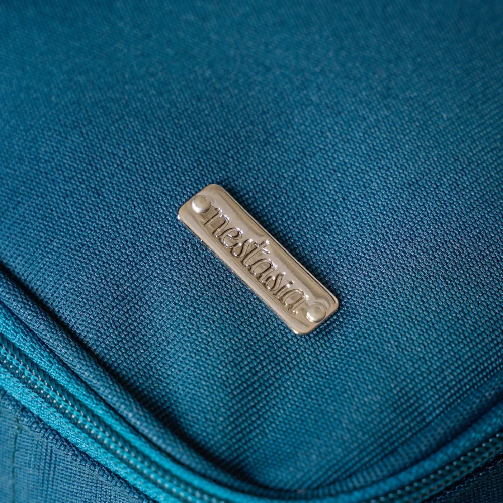 Teal Clothes Storage Bag With Zipper Set Of 2 - Image 7