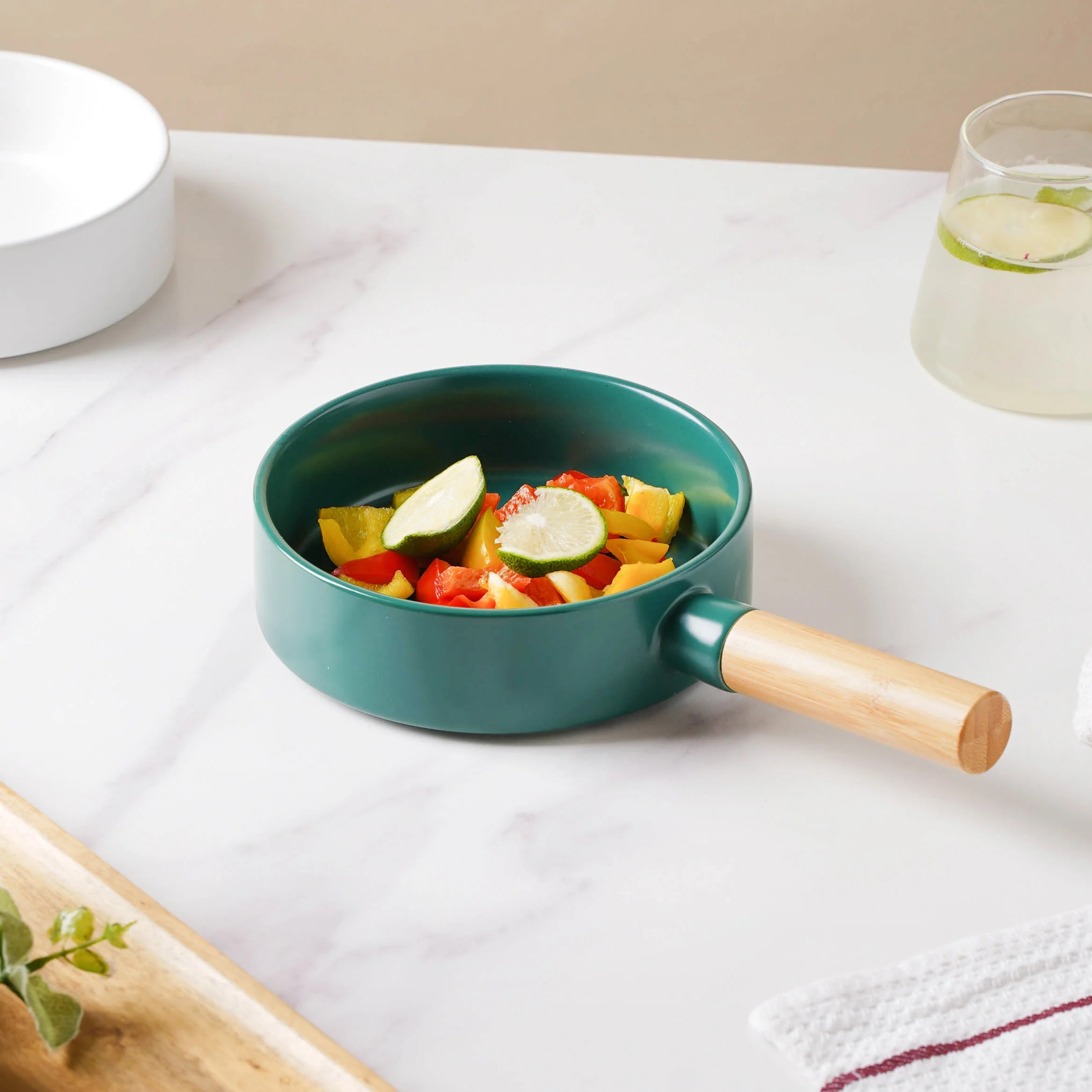 Teal Tantrum Baking Pan With Handle