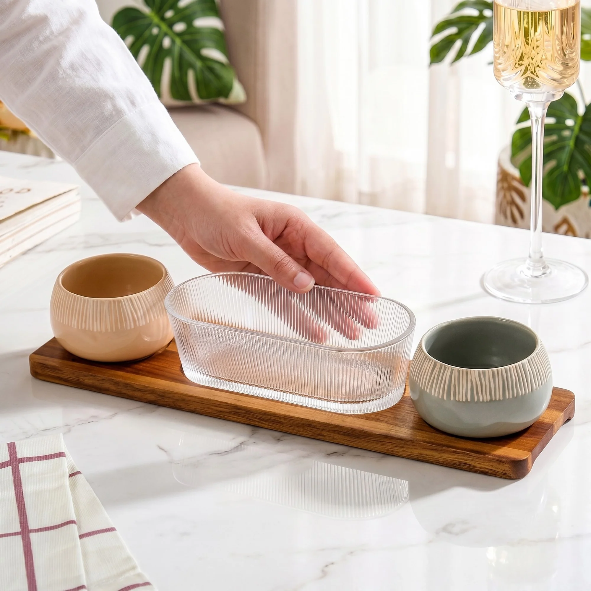 Terra Trio Snack Serving Platter Set Of 4 - Image 4
