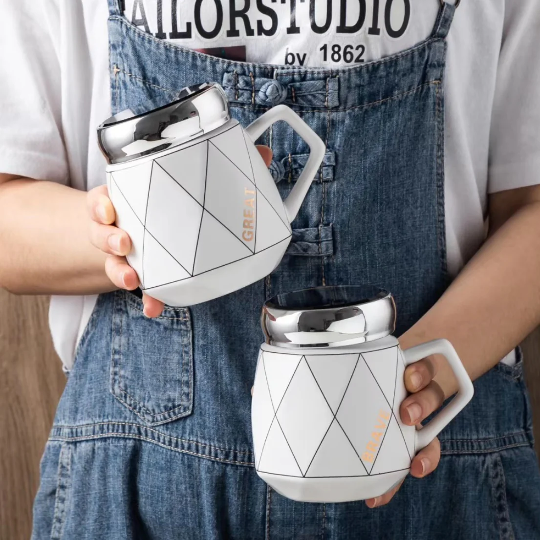 Textured Diamond Mug - Image 3