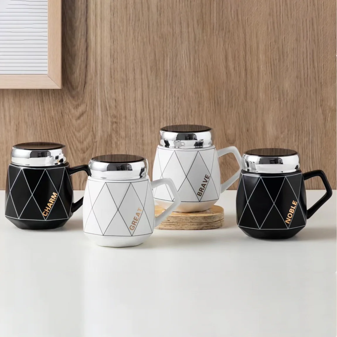Textured Diamond Mug - Image 6