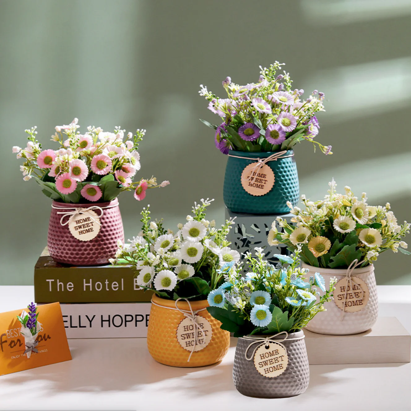Textured Flower Pot