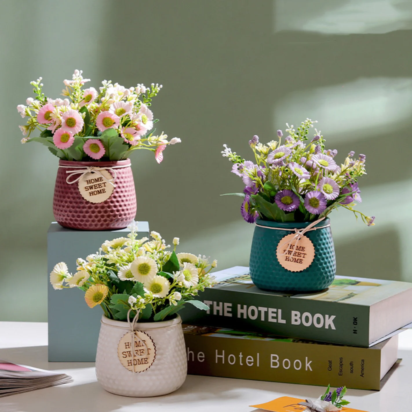 Textured Flower Pot - Image 7