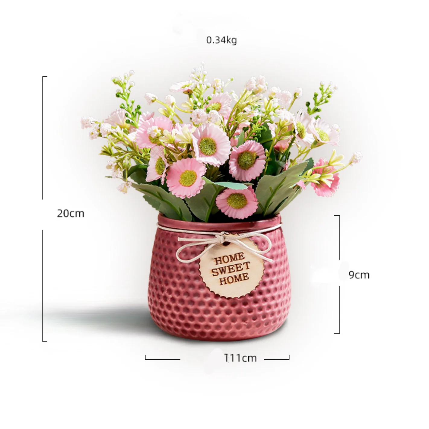Textured Flower Pot - Image 9