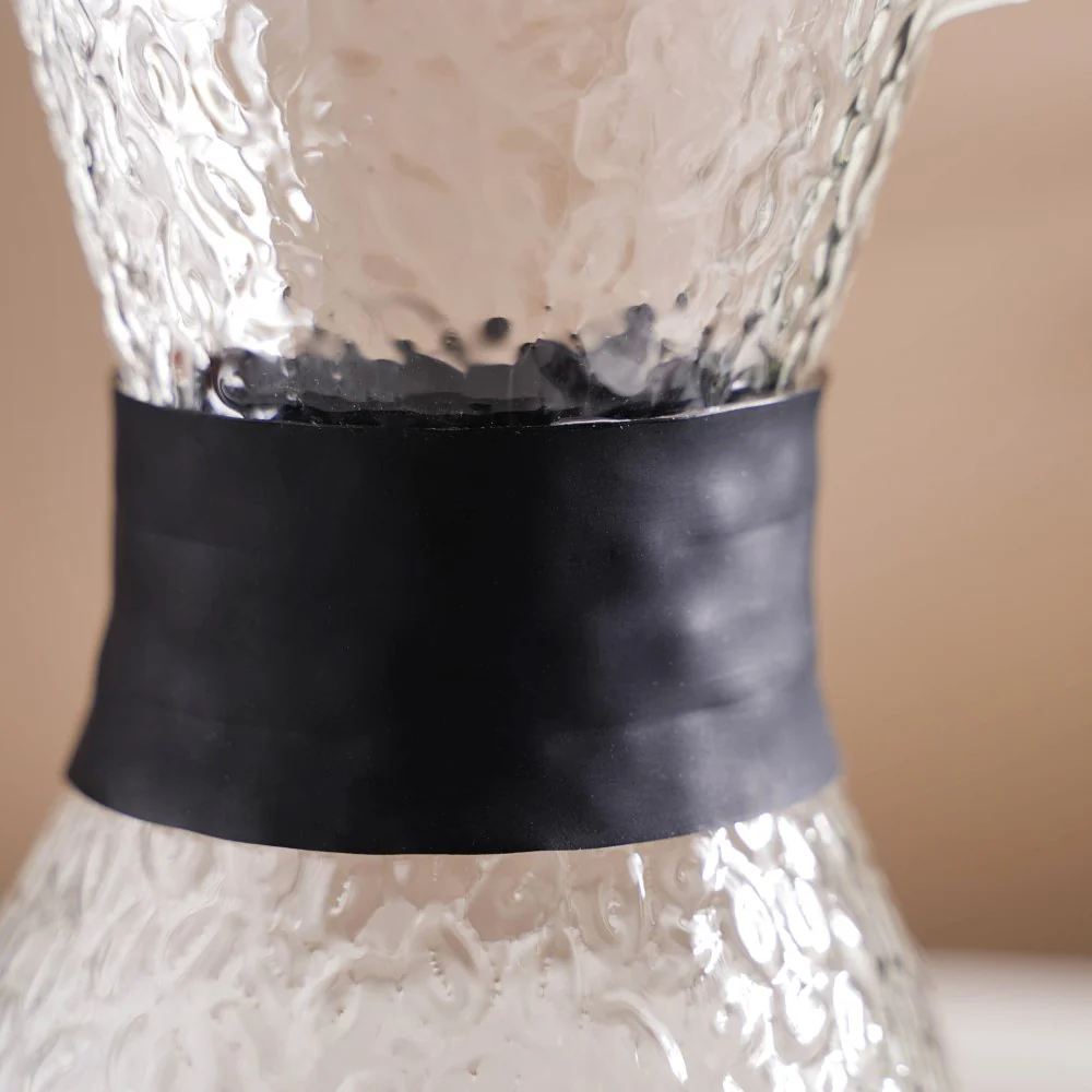 Textured Glass Manual Drip Coffee Maker Pot 900ml - Image 5