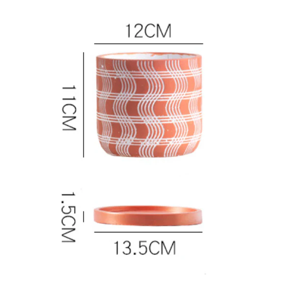 Textured Plant Pot Small - Image 10