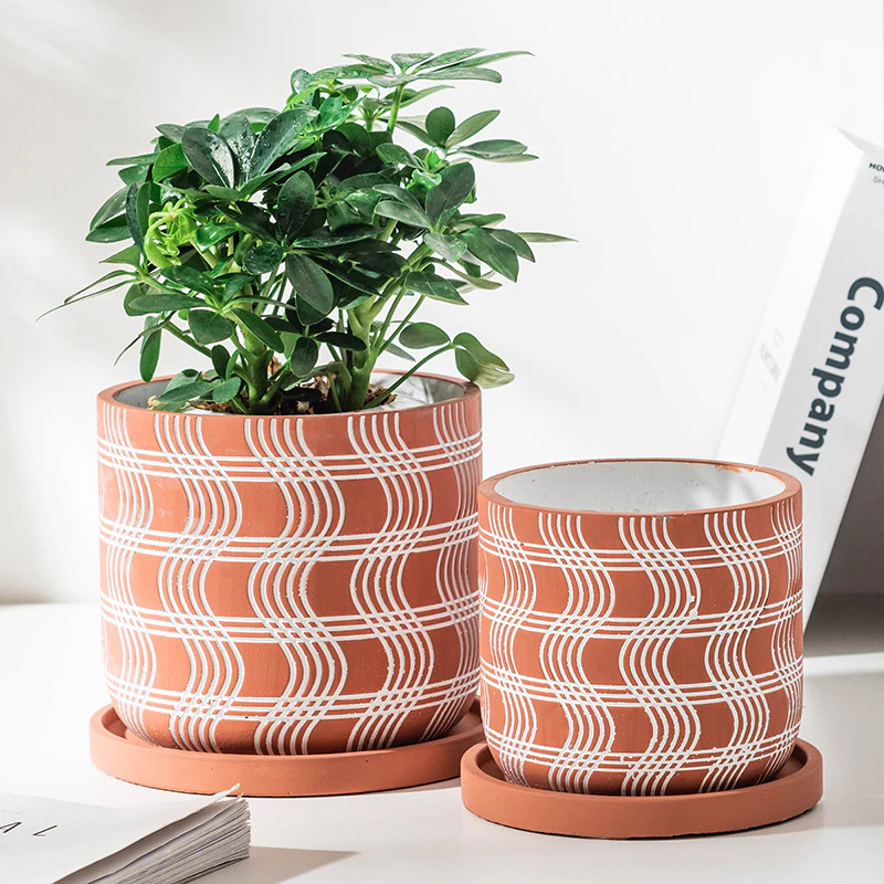 Textured Plant Pot Small - Image 4