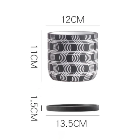 Textured Plant Pot Small - Image 9