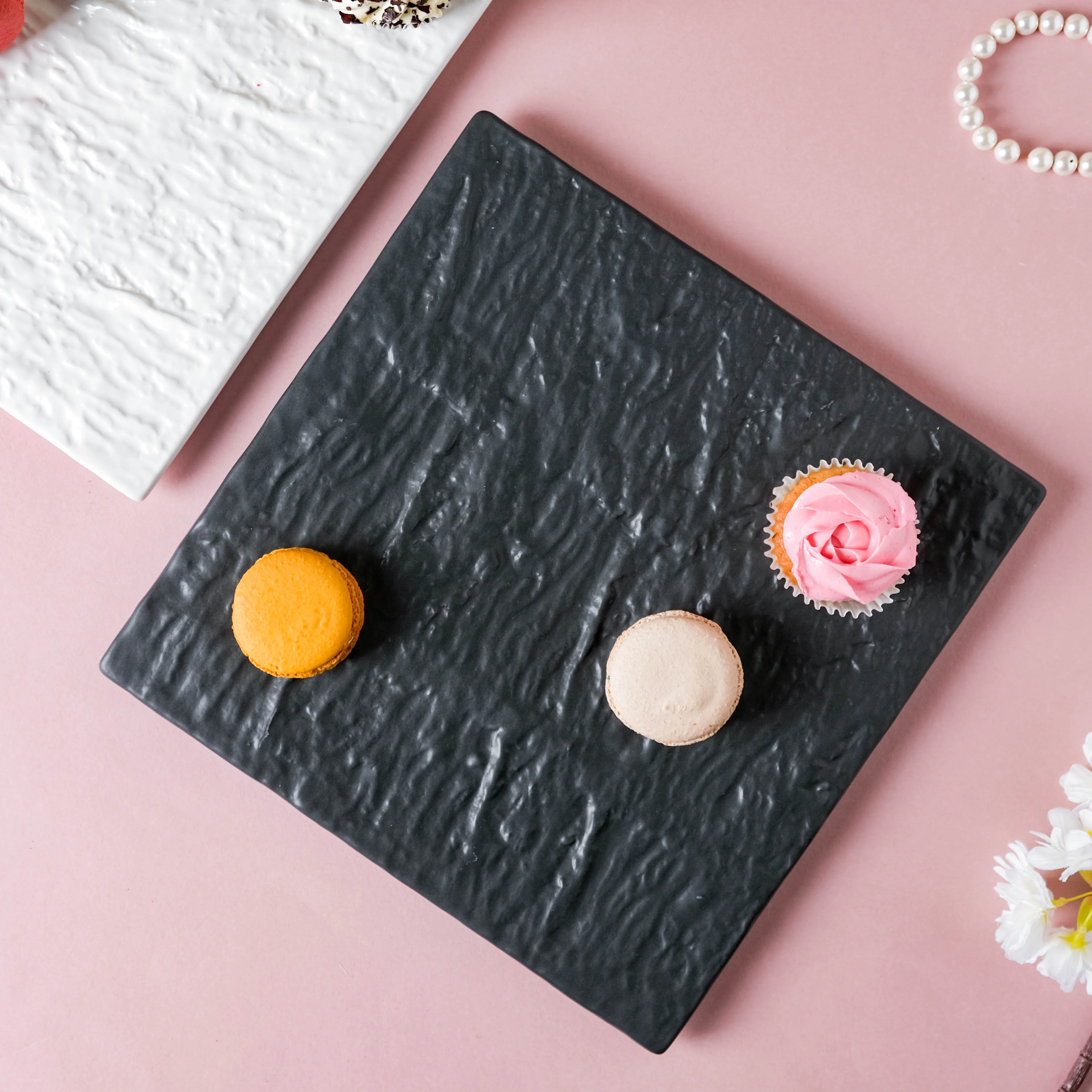 Textured Square Platter - Image 5
