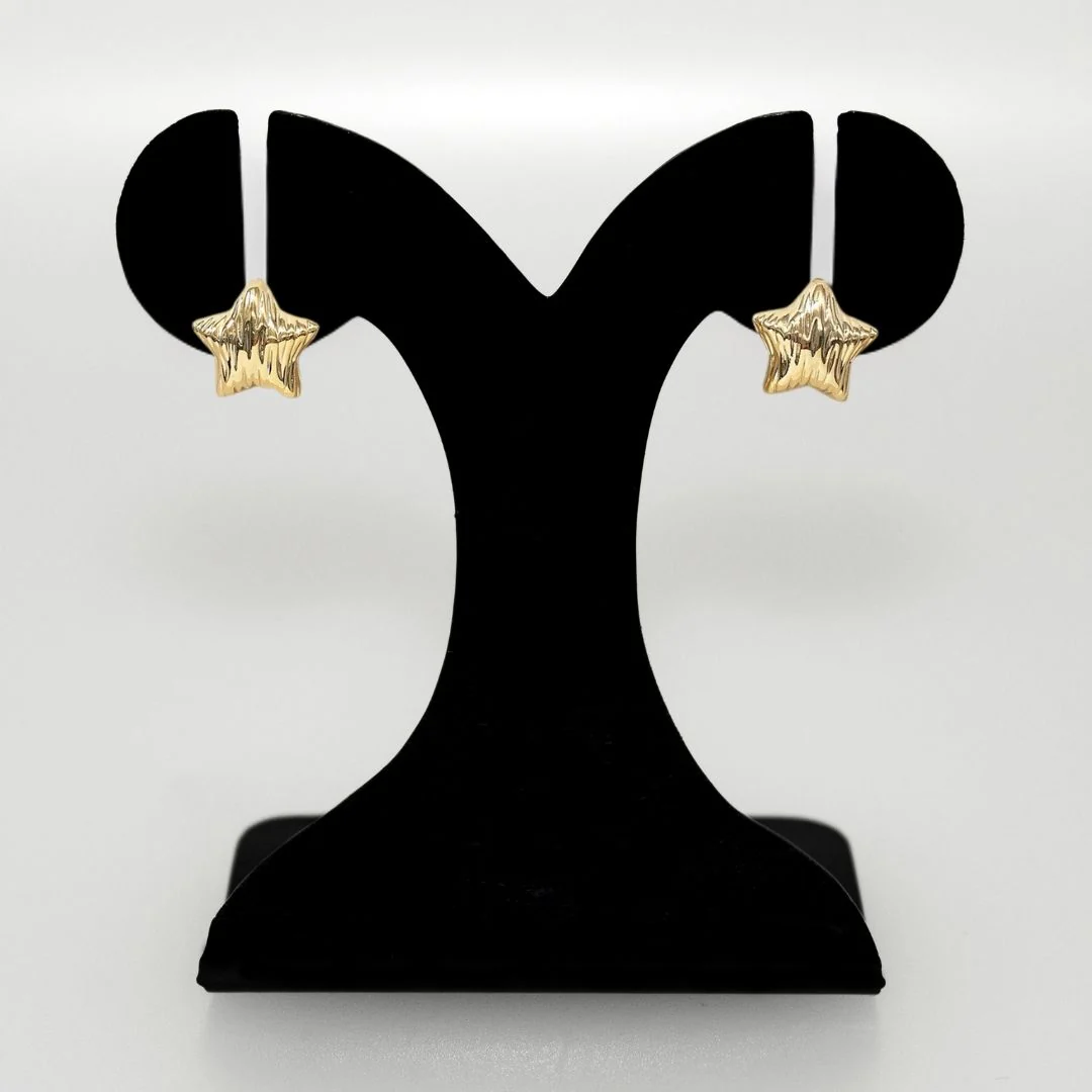 Textured Star Studs - Image 6