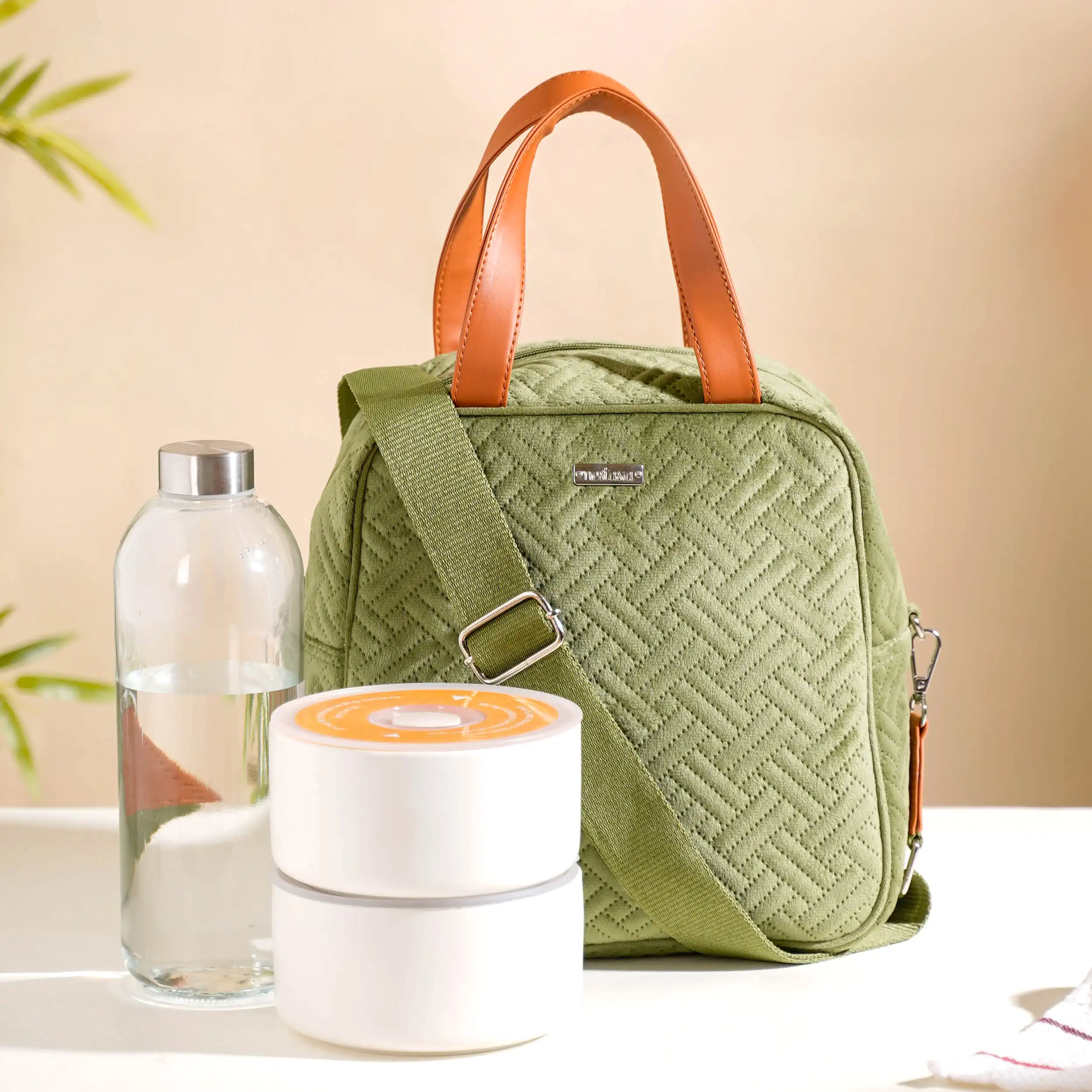 Thermal Insulated Travel Lunch Bag Green - Image 10