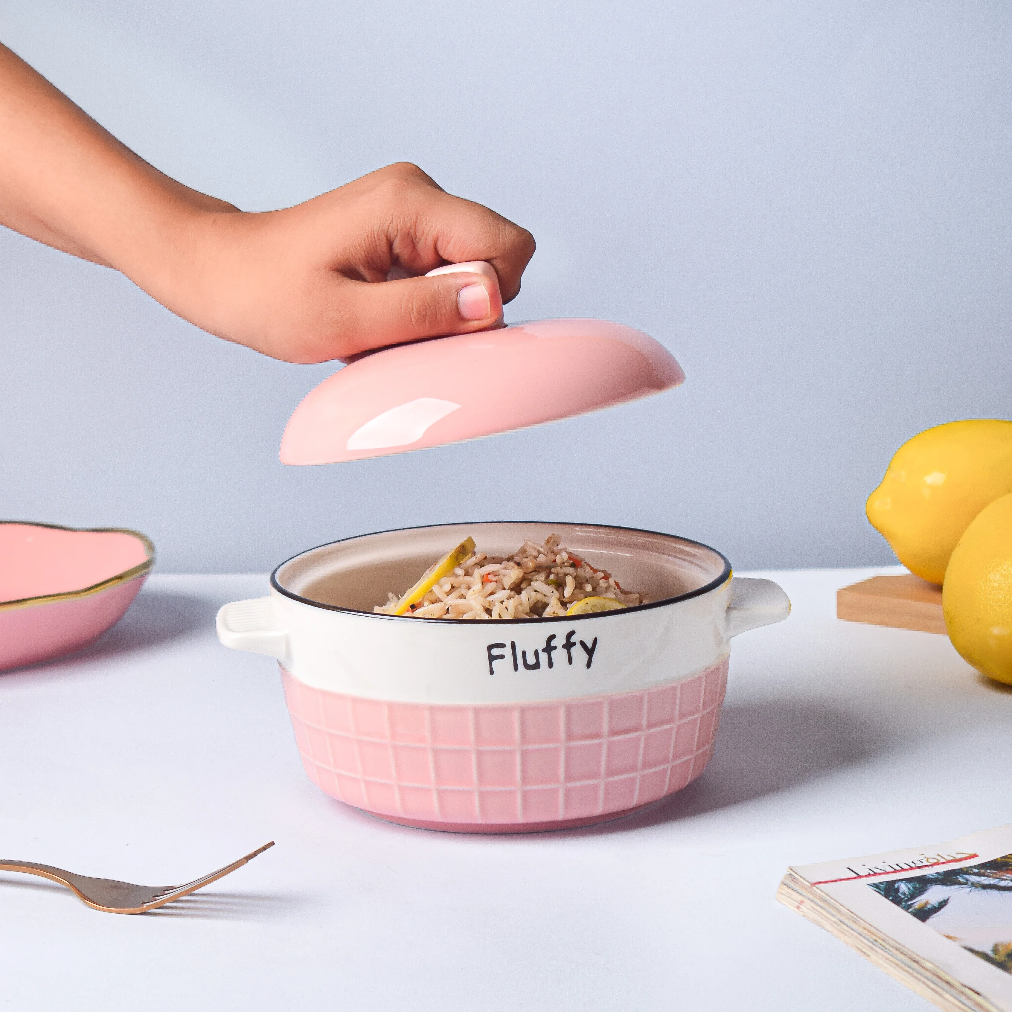 Think Pink Textured Casserole - Image 2