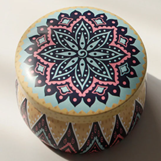 Decorative Tin Candle - Image 3