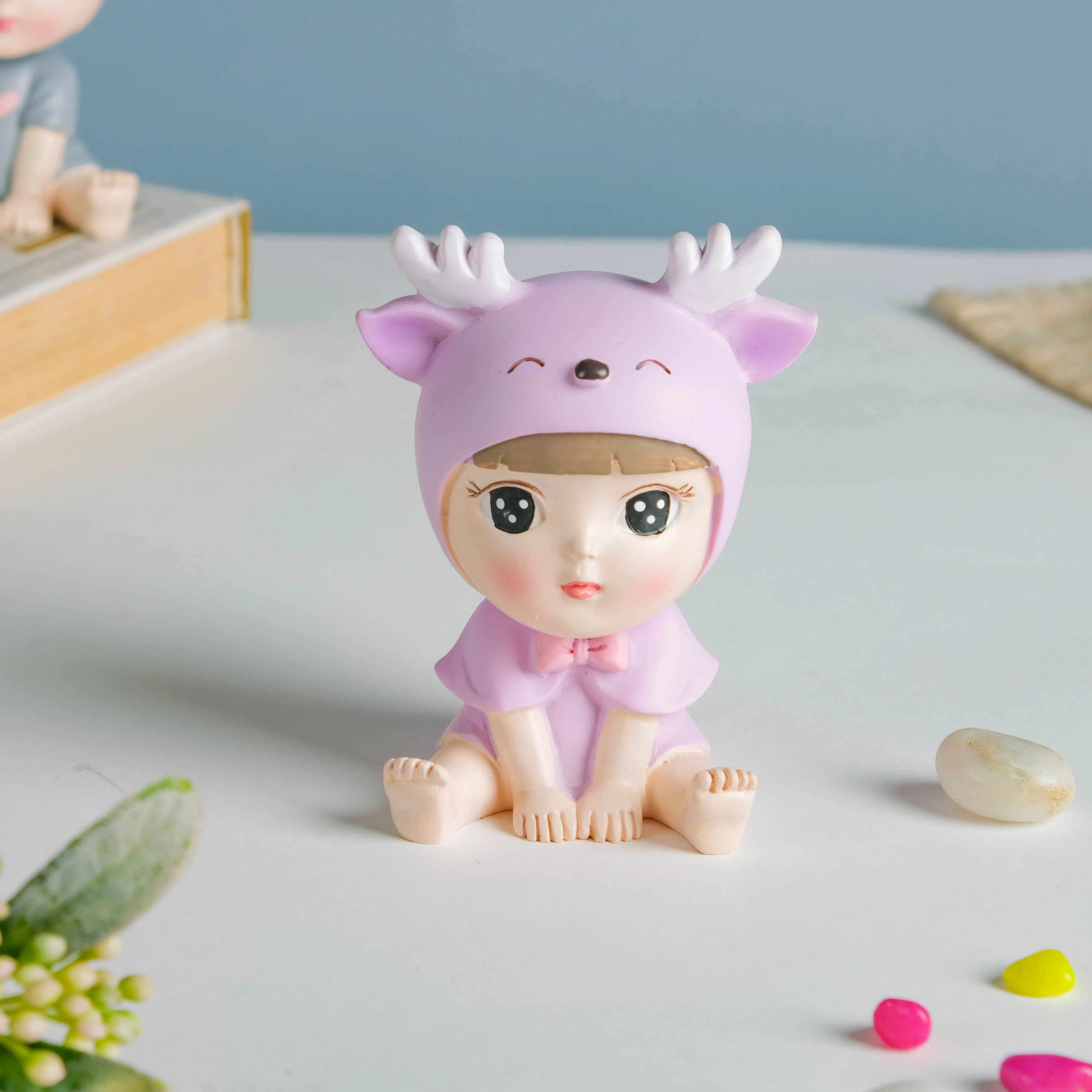 Toddler Girl With Deer Hat Showpiece - Image 5