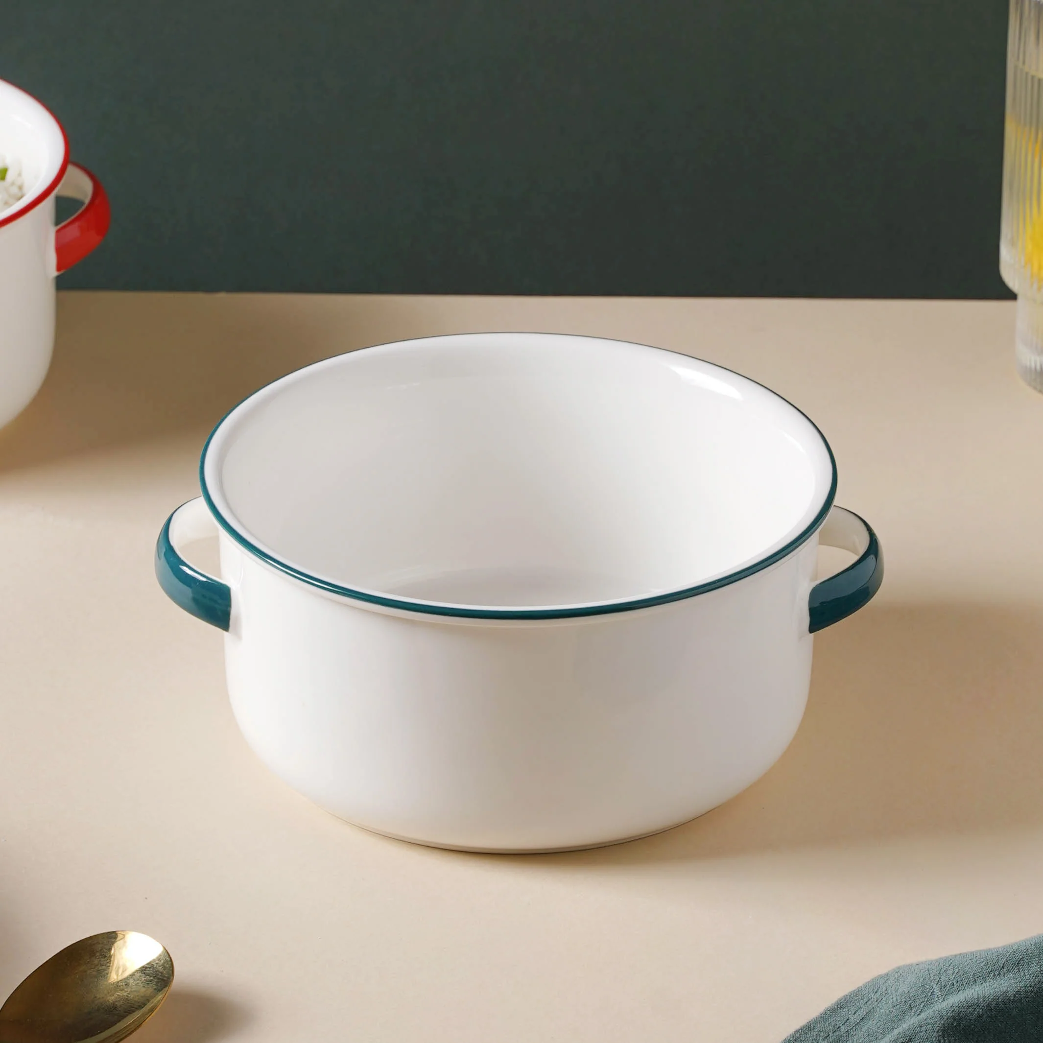 Toujours Serving Bowl With Handle - Image 5