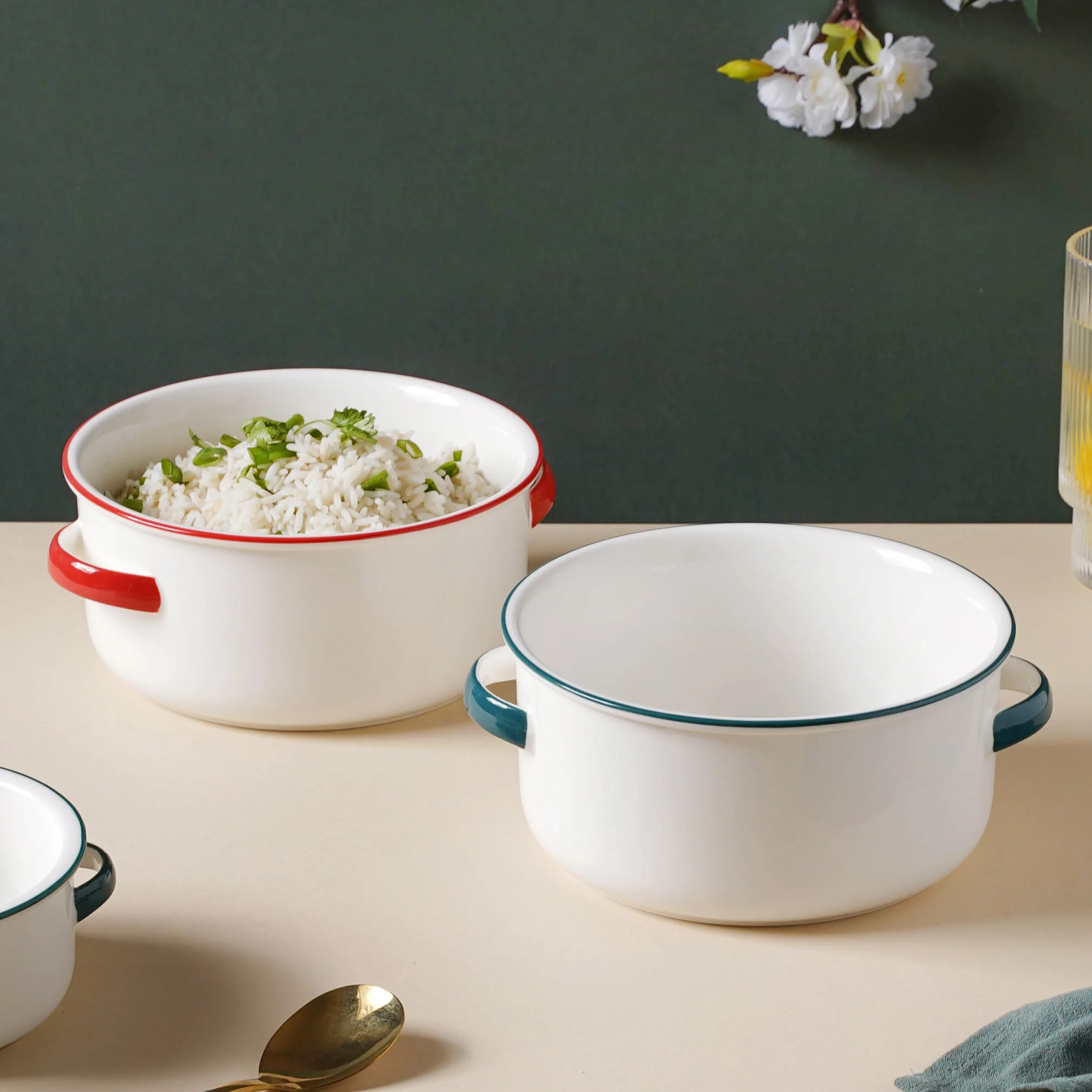 Toujours Serving Bowl With Handle - Image 8
