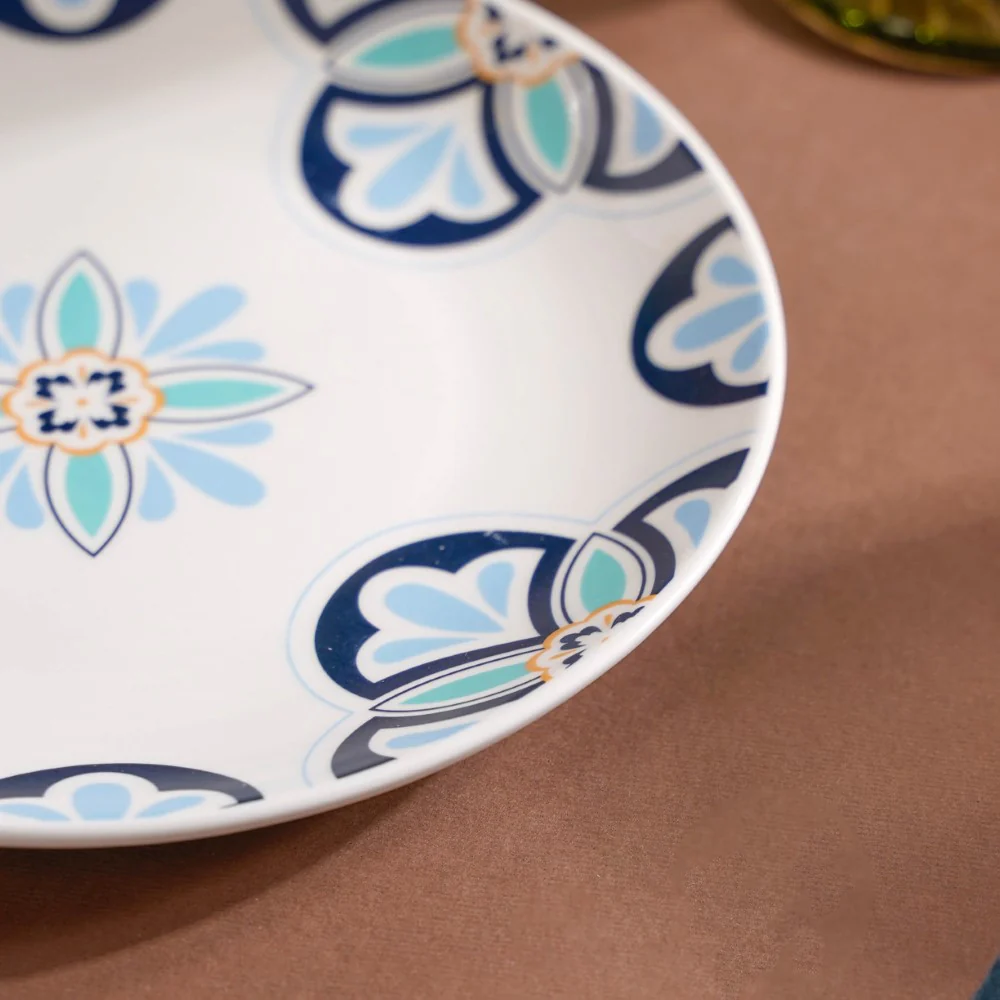 Traditional Flower Design Plate 8 Inch - Image 4