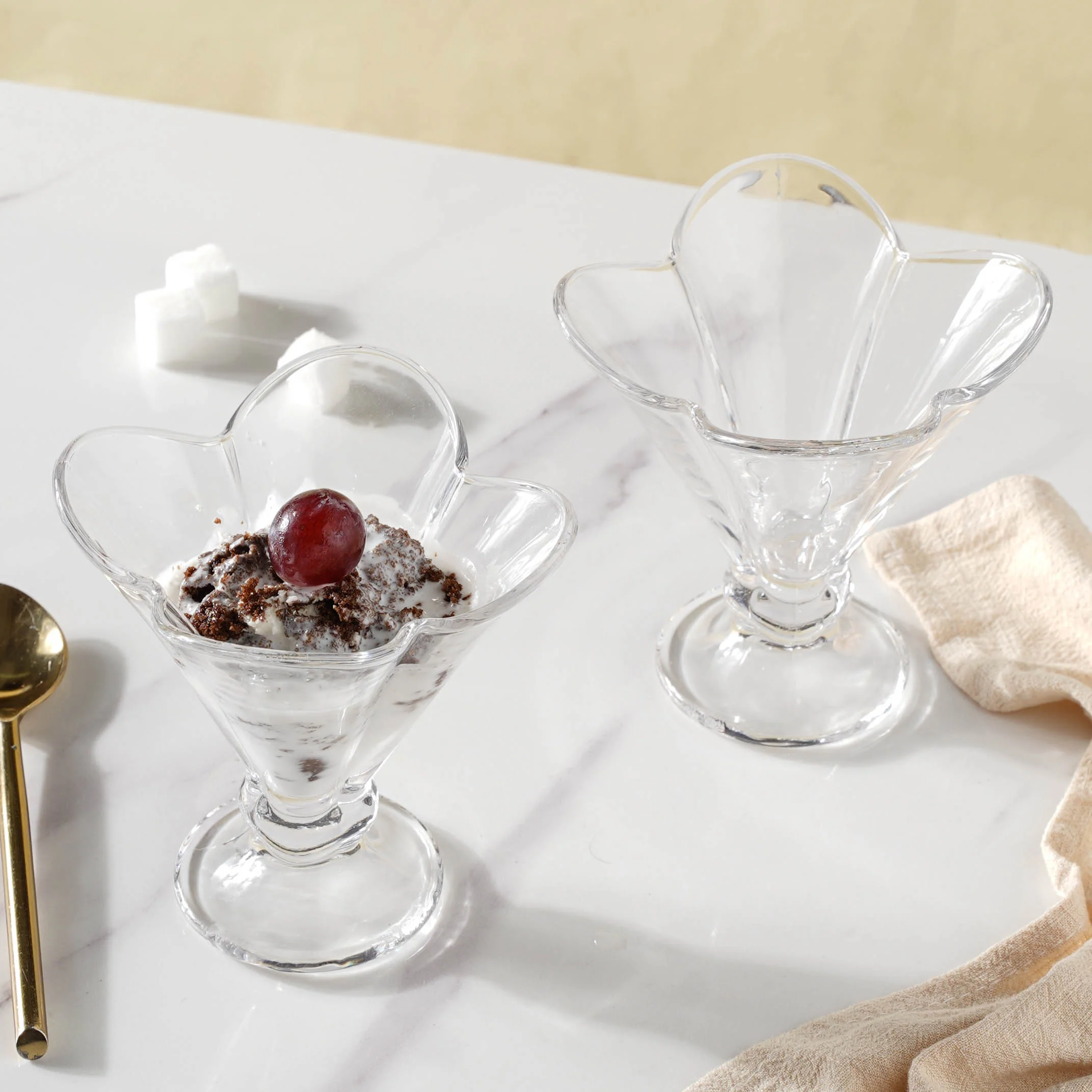 Transparent Dessert Glass Set of 2 - Image 2