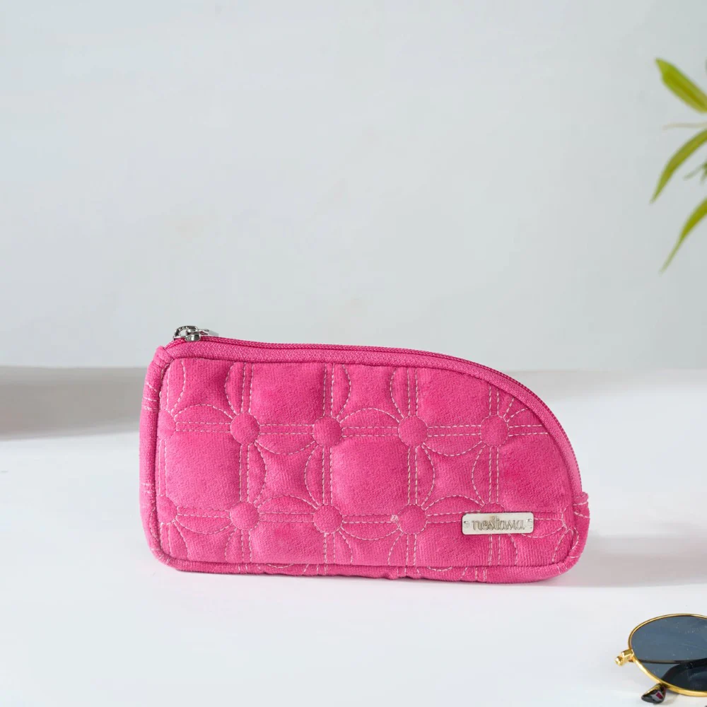 Travel Bag & Pouch Set Of 4 Pink - Image 7