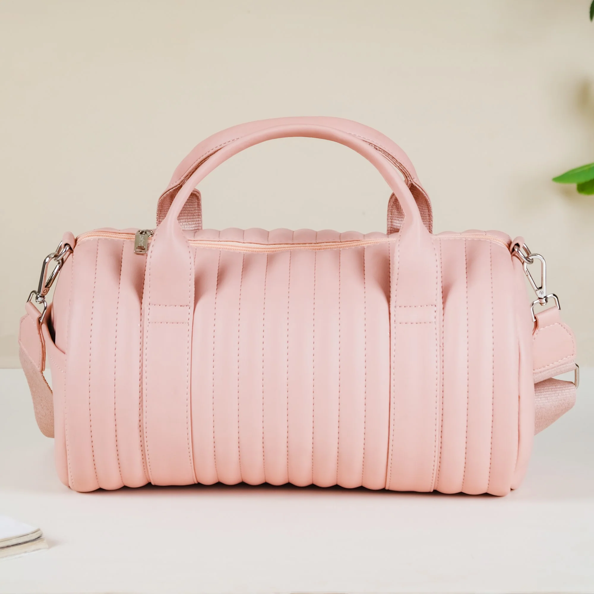 Travel Duffle Bag Pink Set Of 2 - Image 13