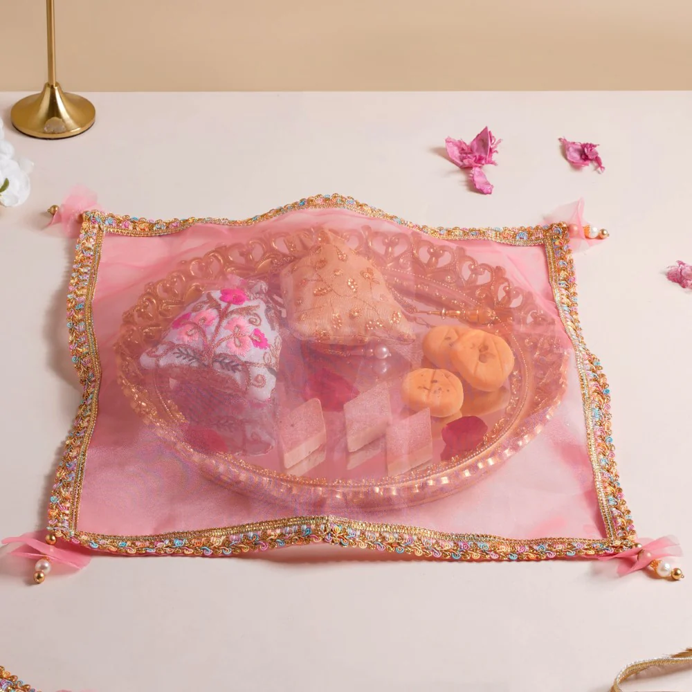 Tray Cover Pink Set Of 2 - Image 4