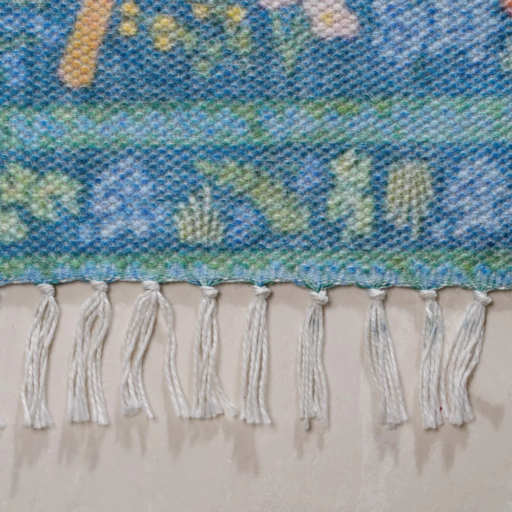 Tree Grove Floor Carpet Blue - Image 5
