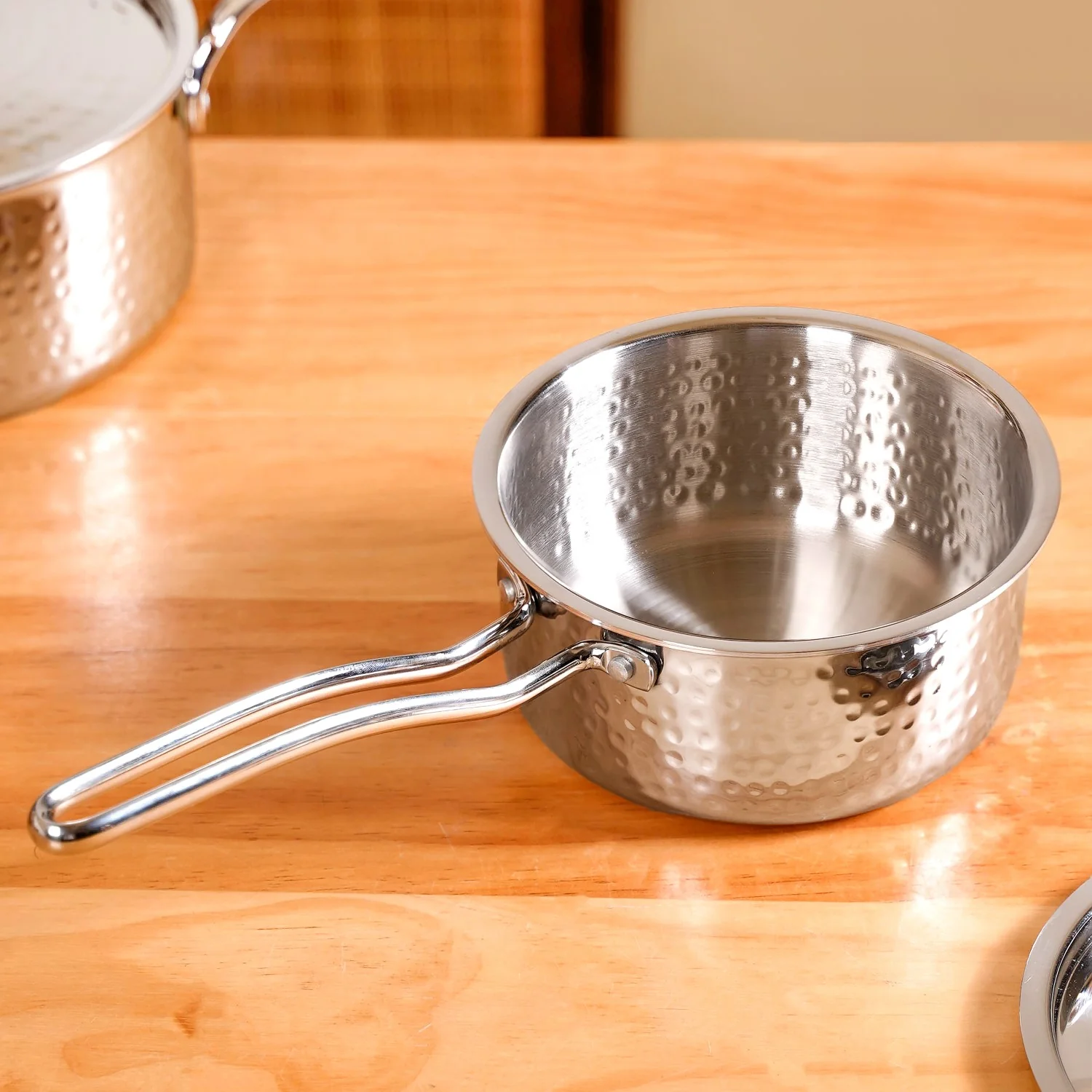 Tri Ply Stainless Steel Deep Saucepan 1500ml - Image 10