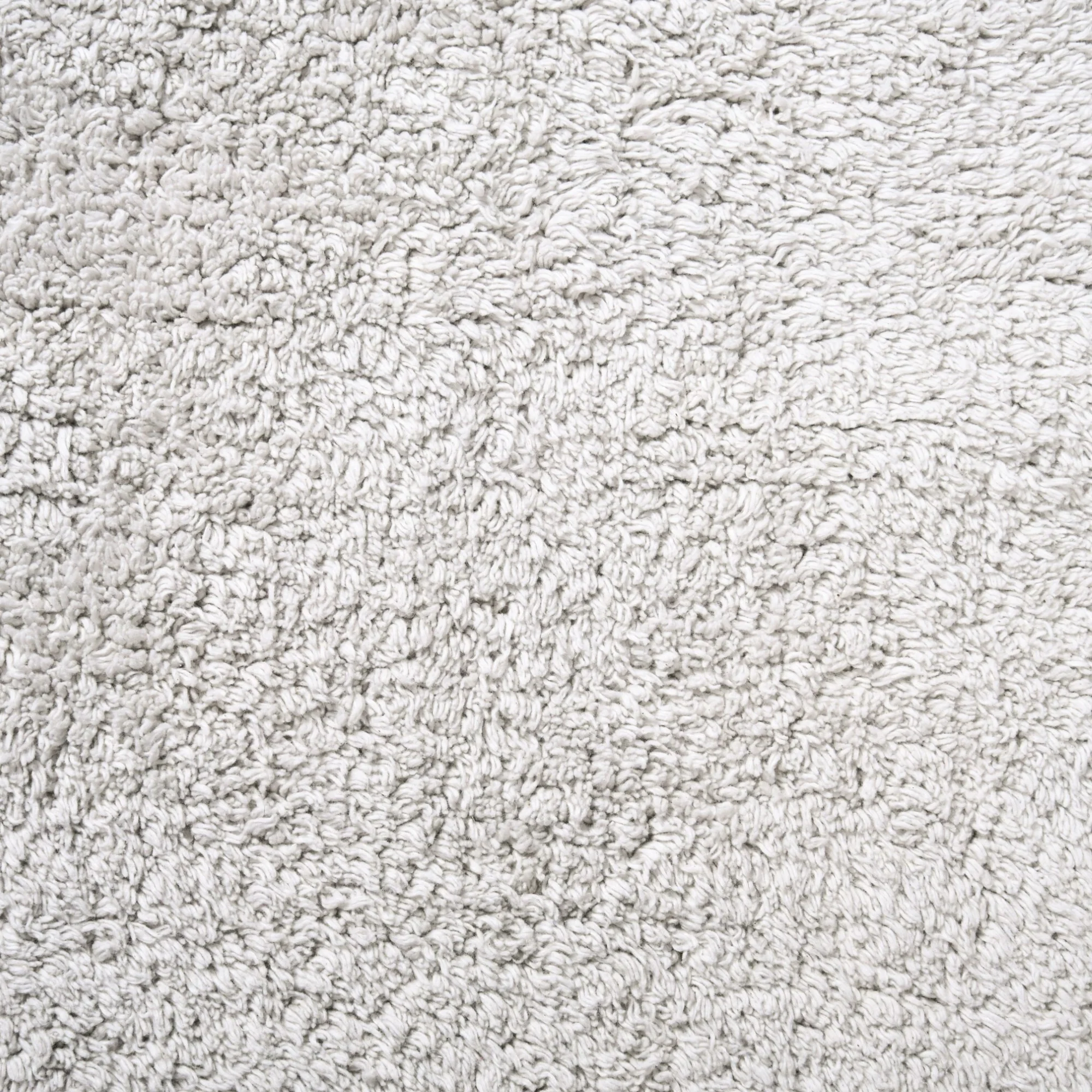 Tufted Cotton Reversible Floor Mat Light Grey 84x50cm - Image 6