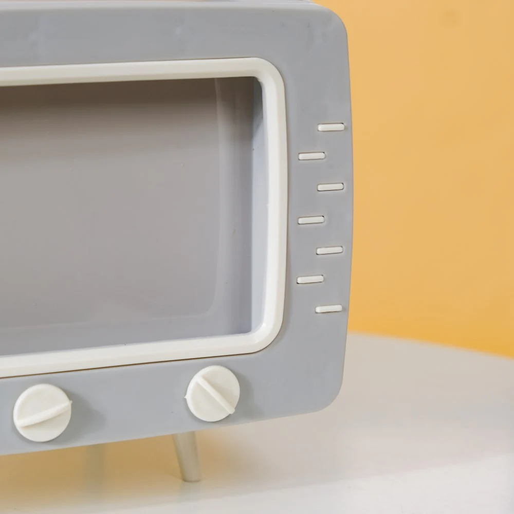 TV Tissue Box With Stand White - Image 7