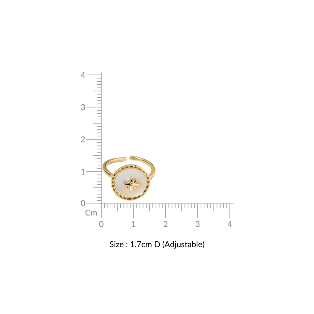 Twilight Dreams Gold Statement Ring - Image 3