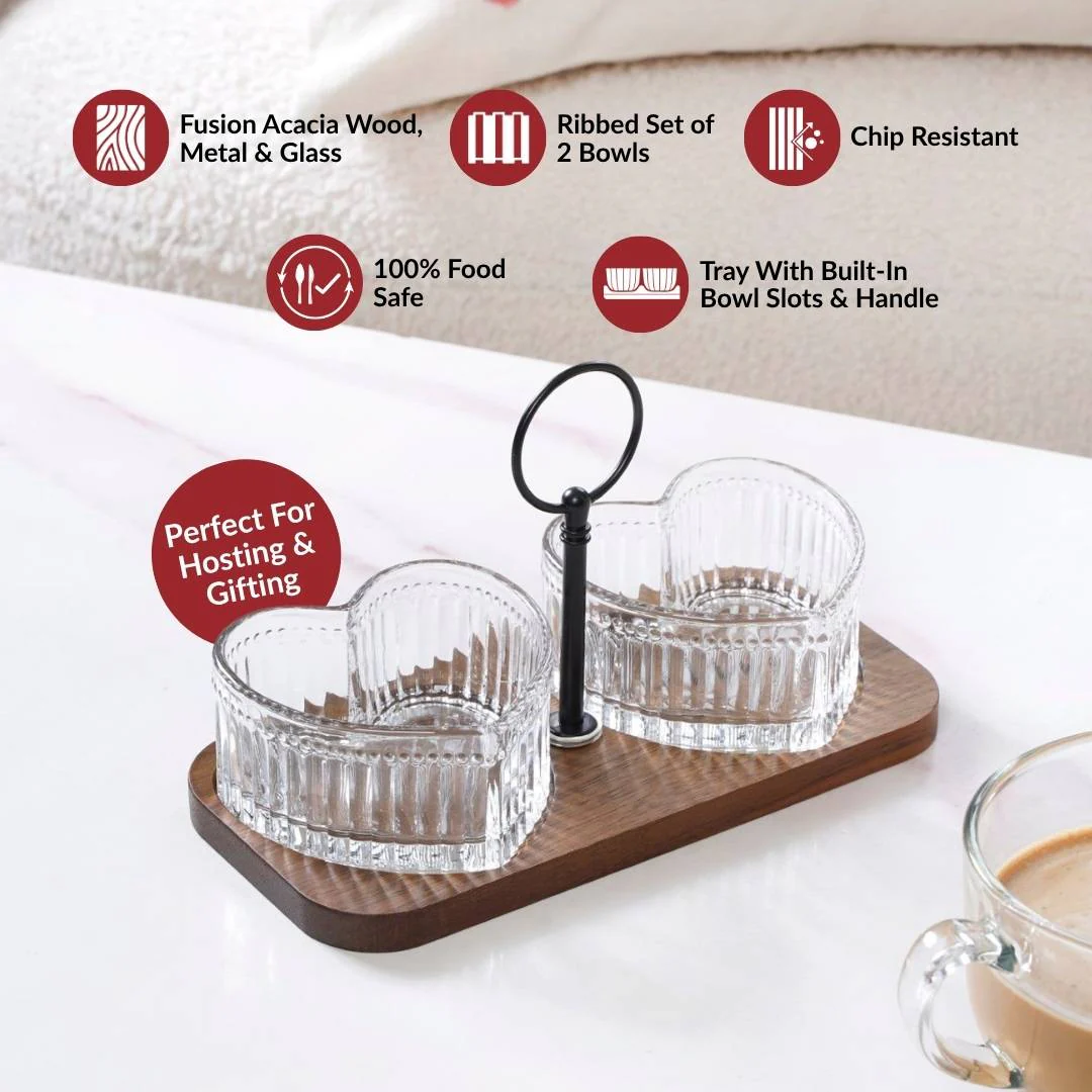 Two Hearts Platter Set - Image 2