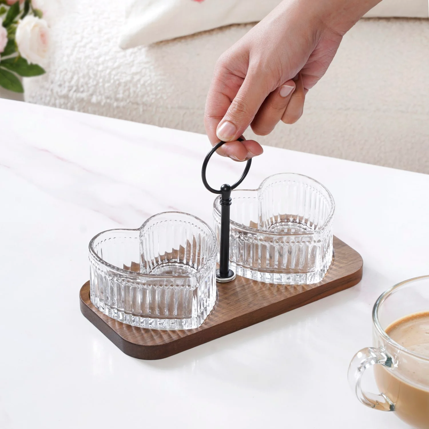 Two Hearts Platter Set - Image 3