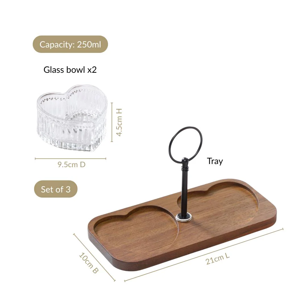 Two Hearts Platter Set - Image 4