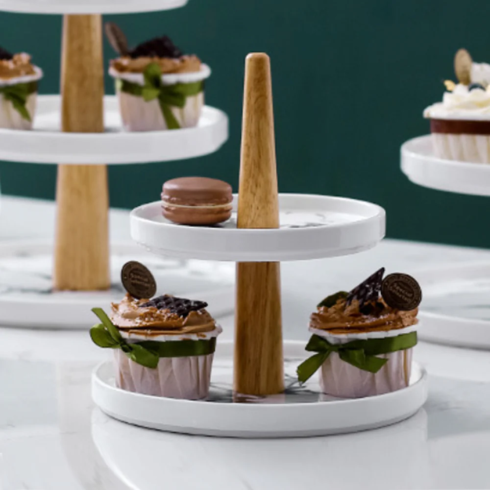 Two Tier Dessert Stand - Image 2