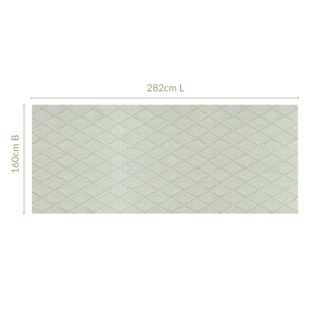 Valley Of Spring 8 Seater Table Cloth Green 282x160cm - Image 4