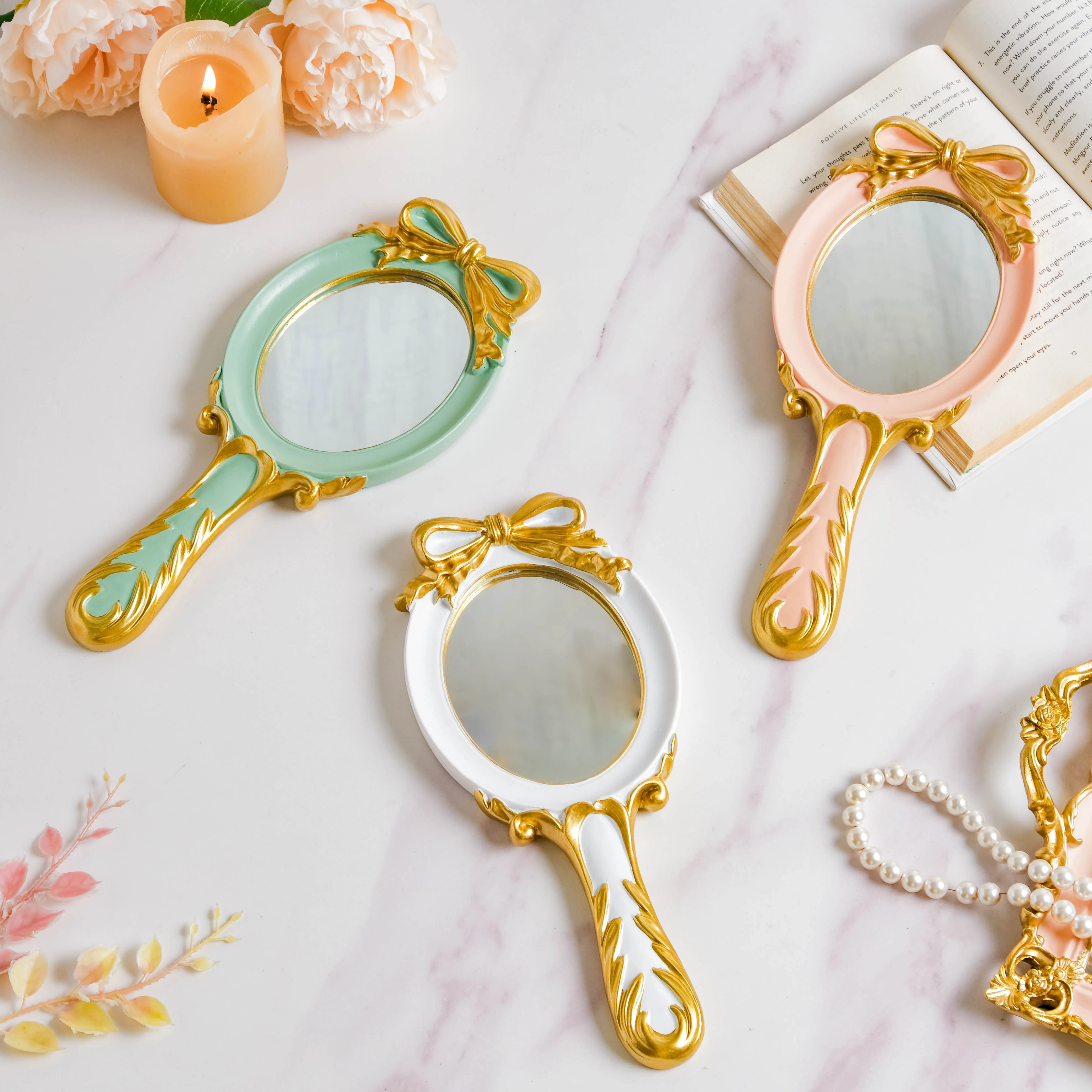 Venus Vanity Handheld Mirror Pink - Image 7