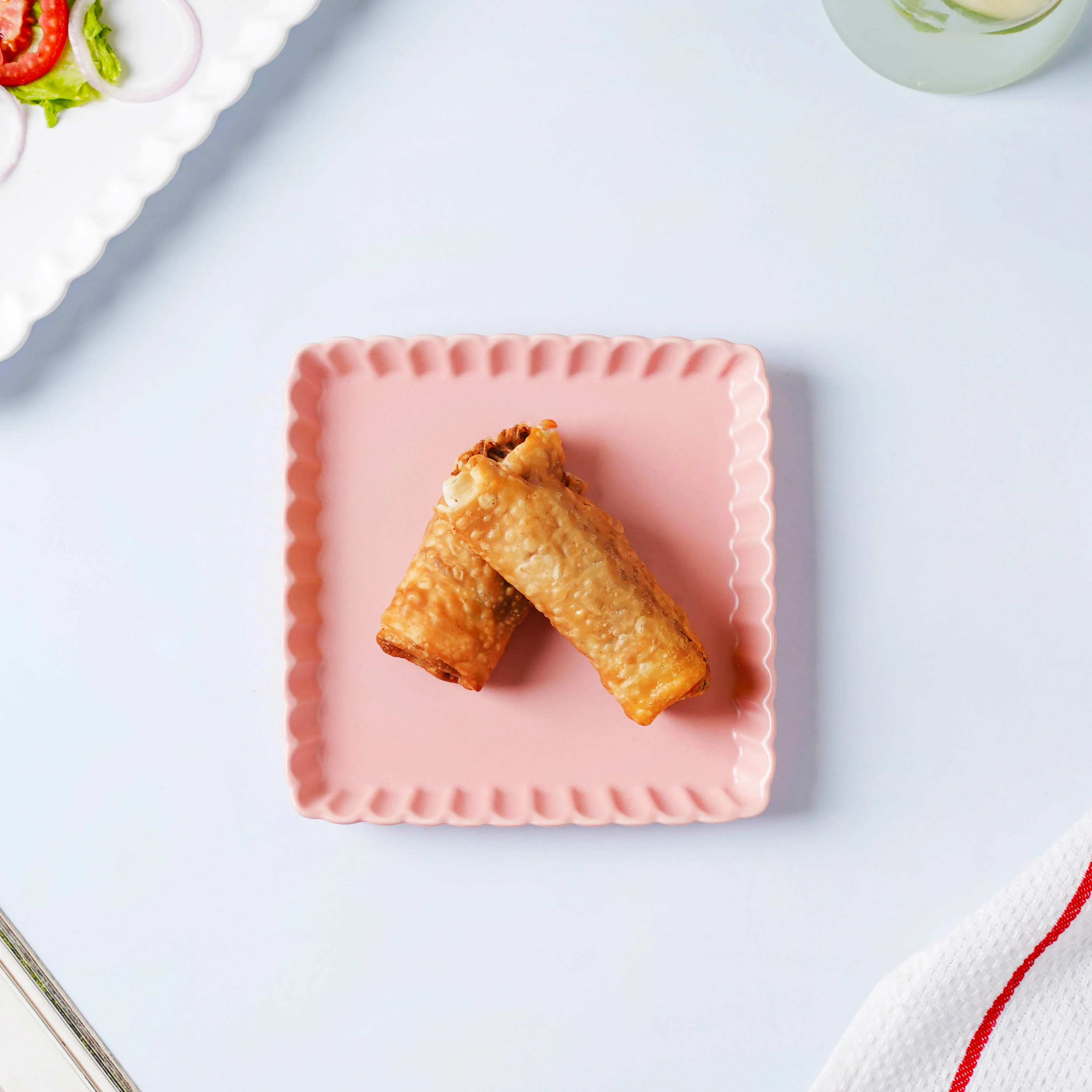 Very Berry Square Snack Dish 6 Inch - Image 4