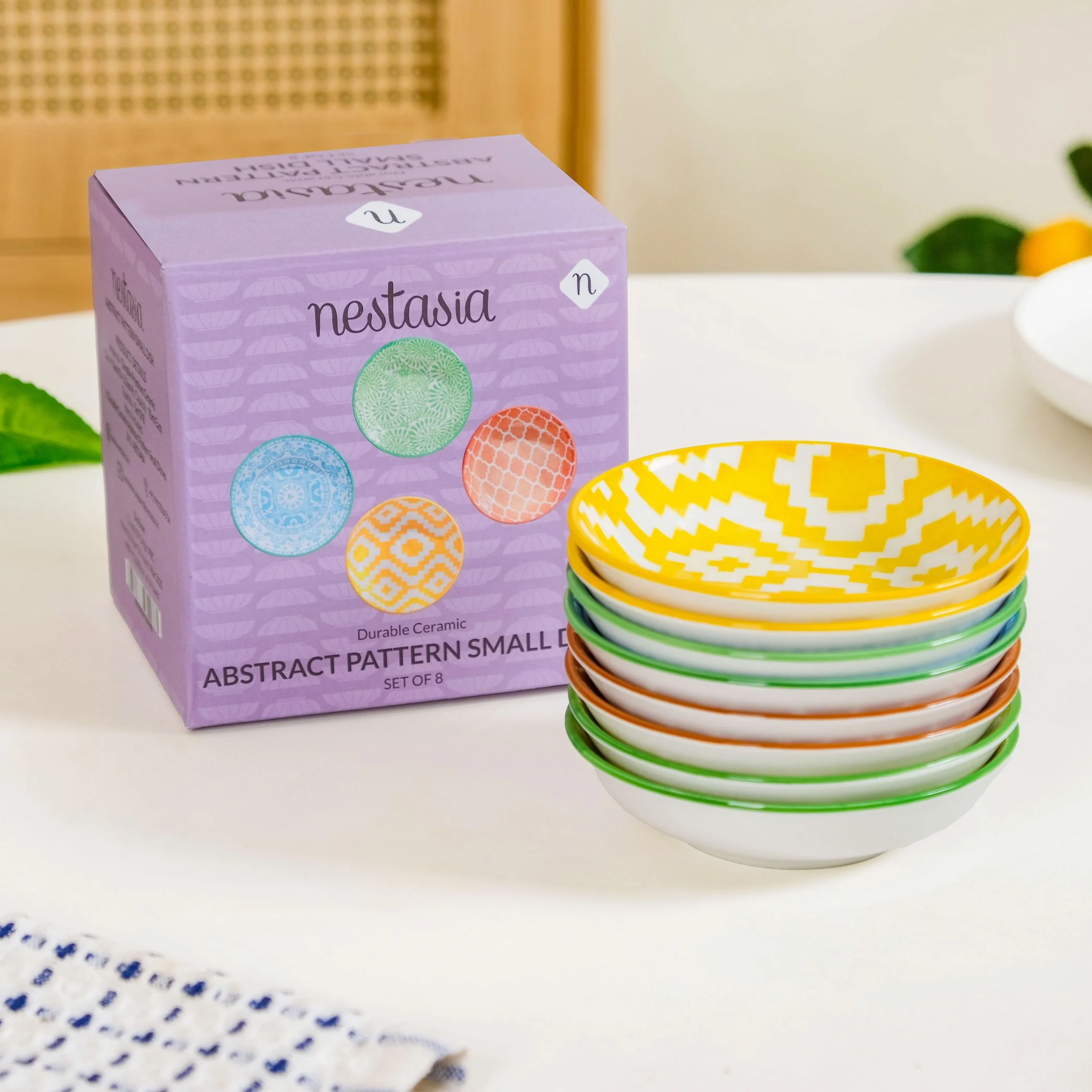 Vibrant Charm Ceramic Dip Bowl Set Of 8 70ml - Image 11