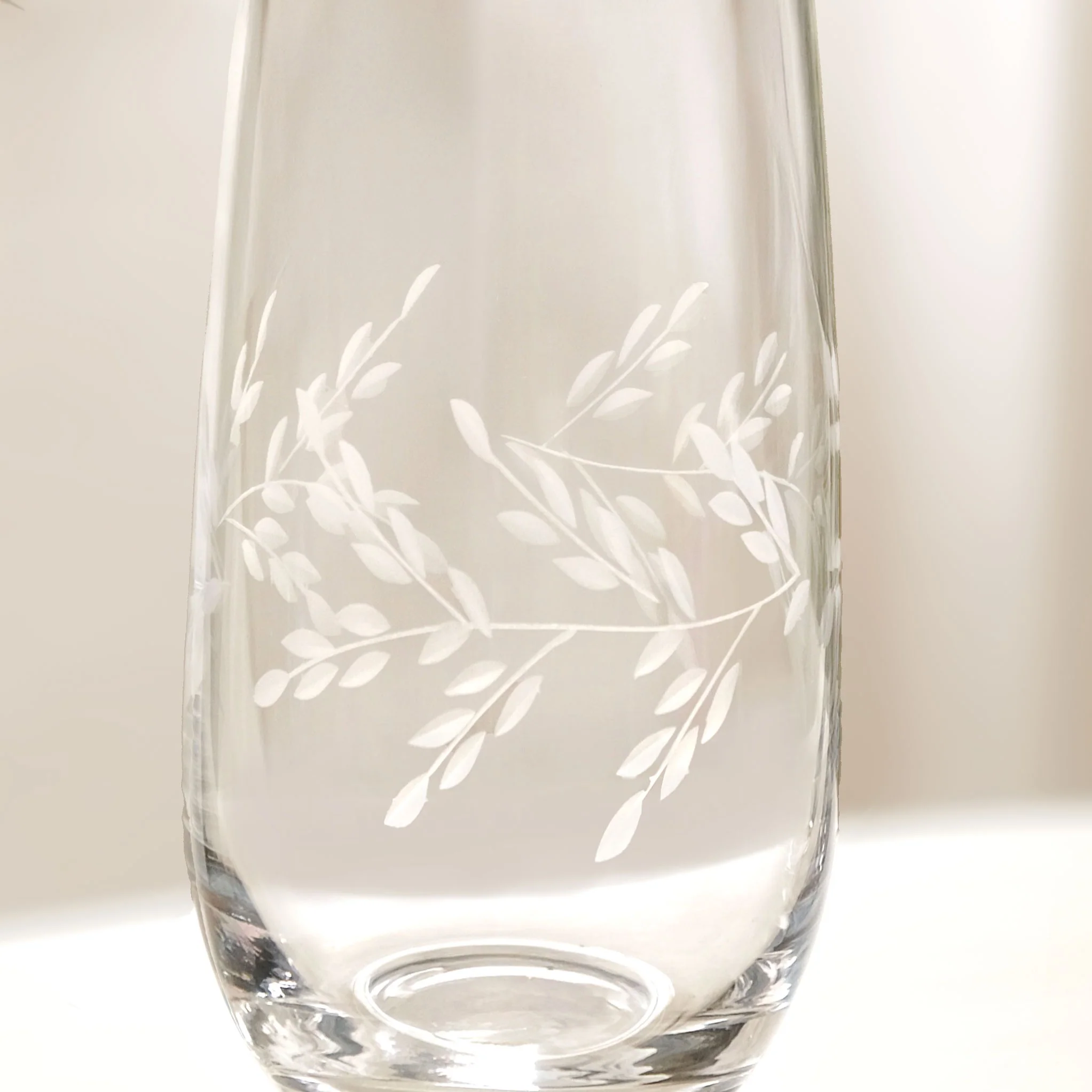Vinea Etched Tall Glass Tumbler Set Of 2 520ml - Image 4