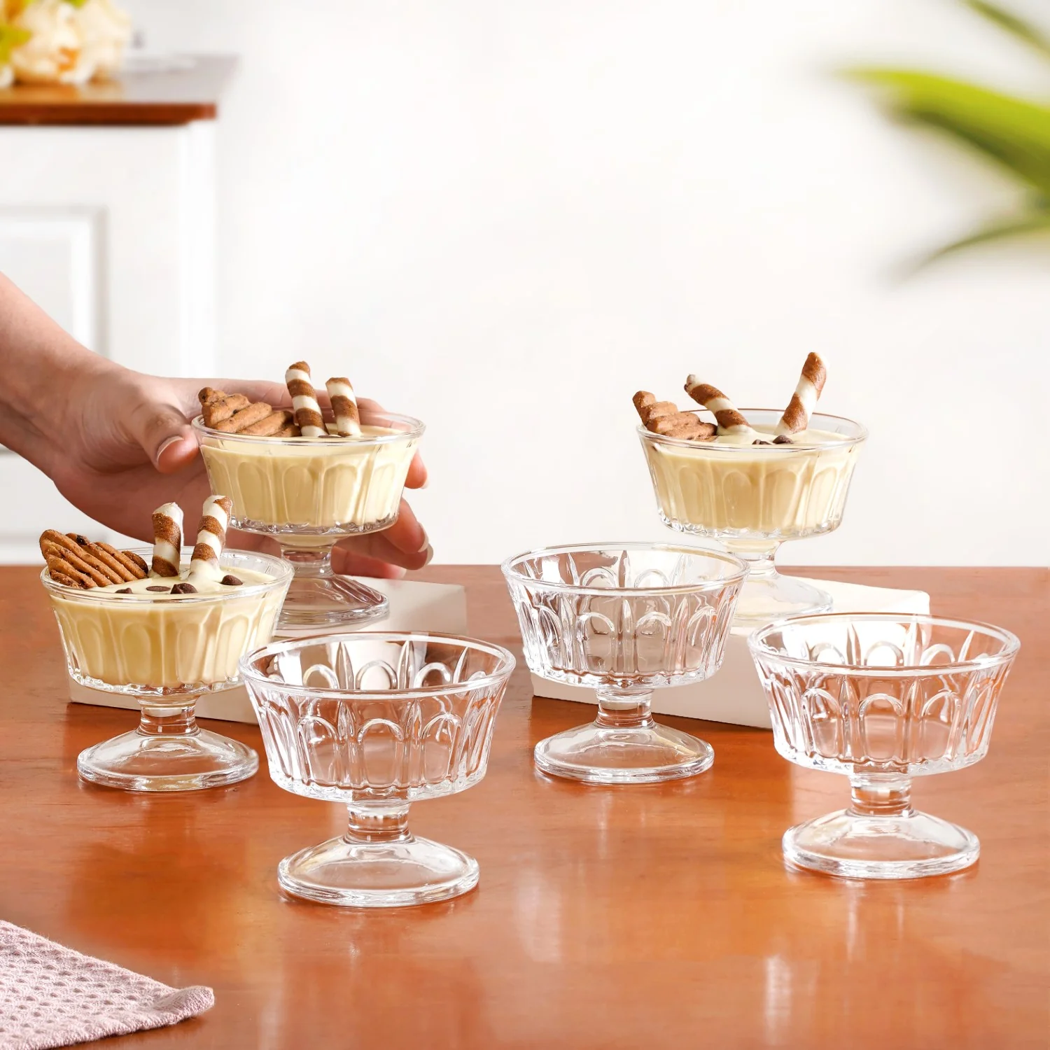 Vintage Dessert Glass Set Of 6 120ml - Image 3