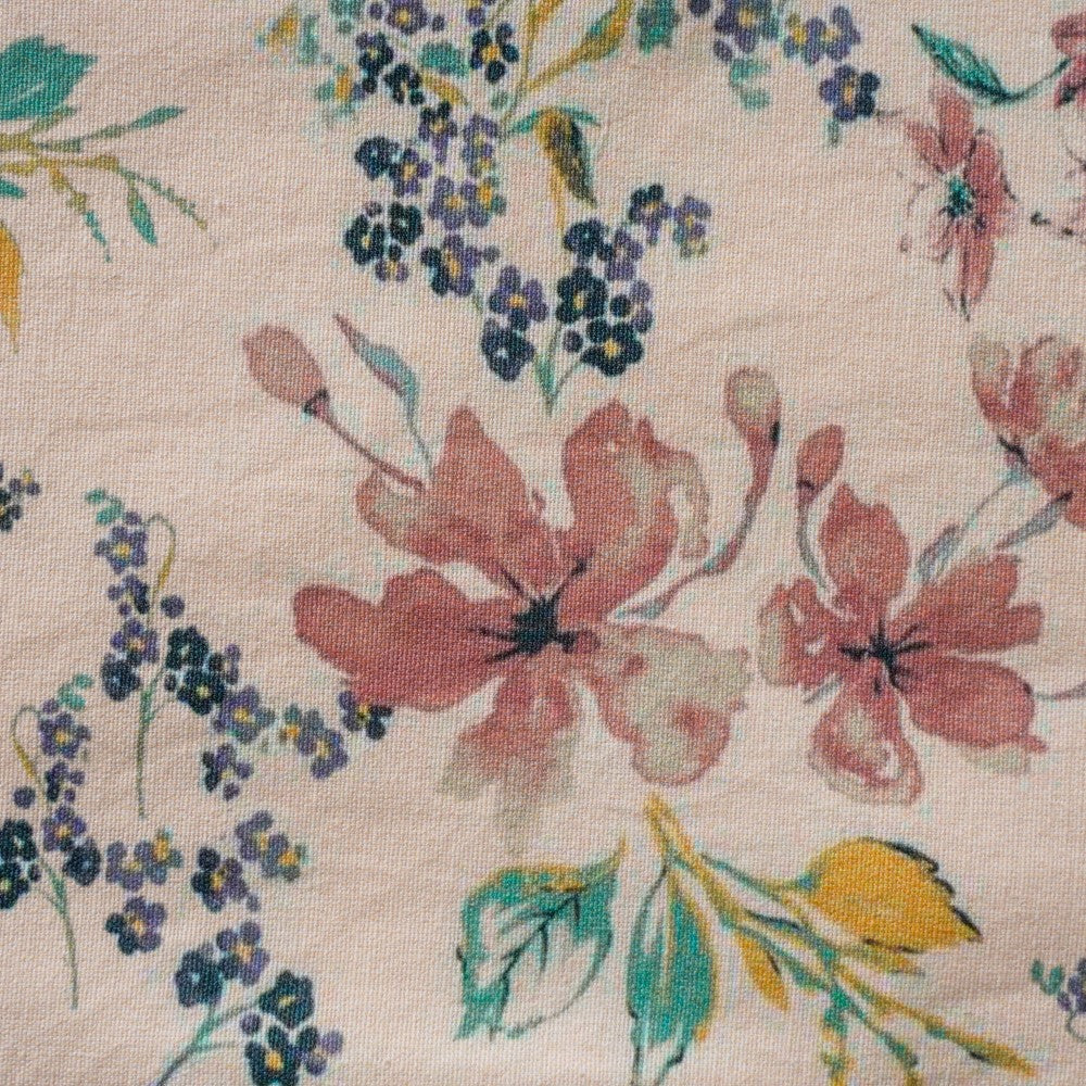 Vintage Floral Cotton Printed Table Mat Set Of 2 - Image 5