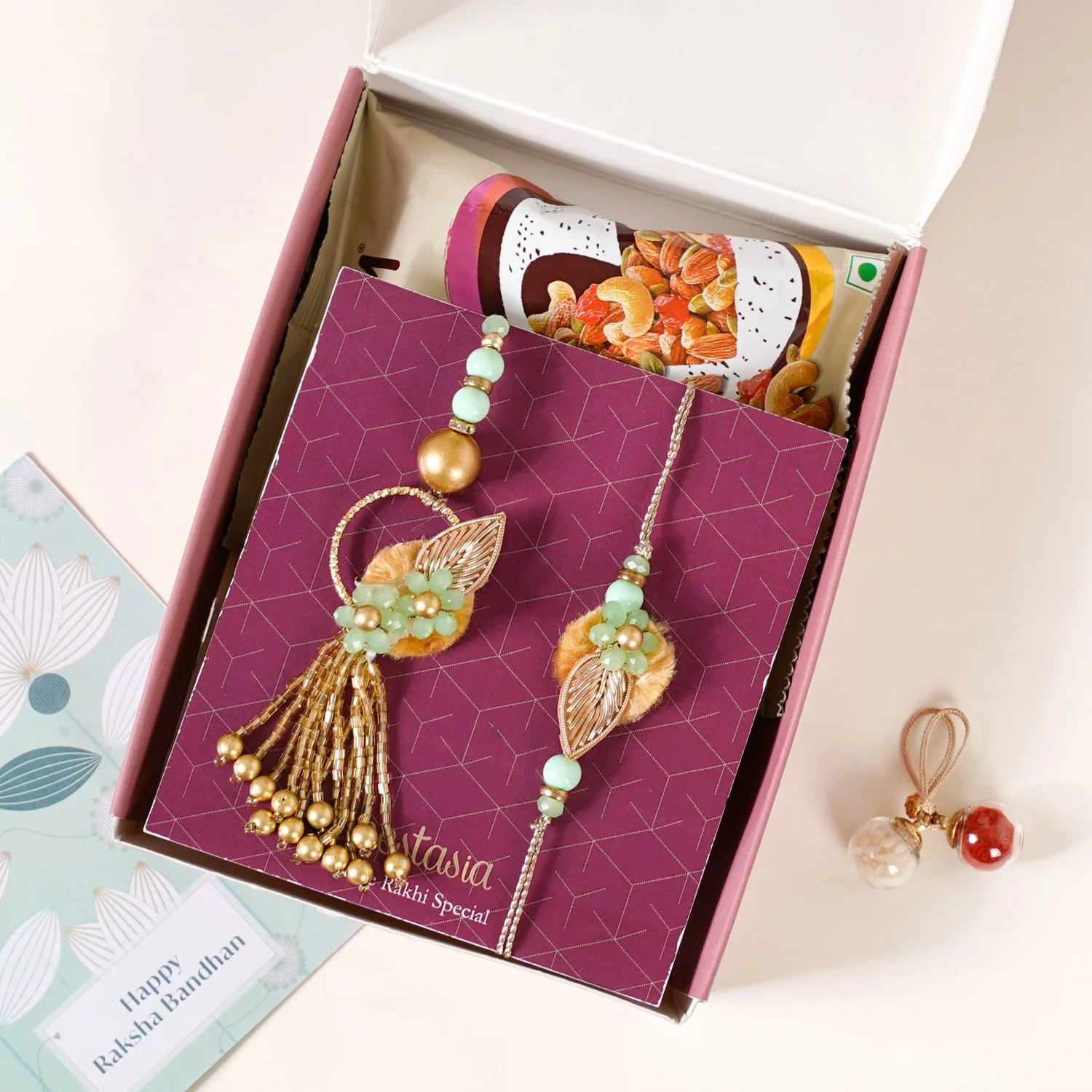 Vintage Opulence Rakhi Gift Hamper - Image 6