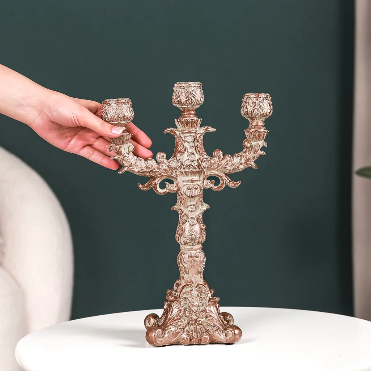 Vintage Royal Candelabra Candle Stand - Image 2