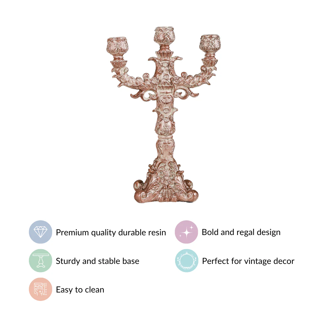 Vintage Royal Candelabra Candle Stand - Image 5