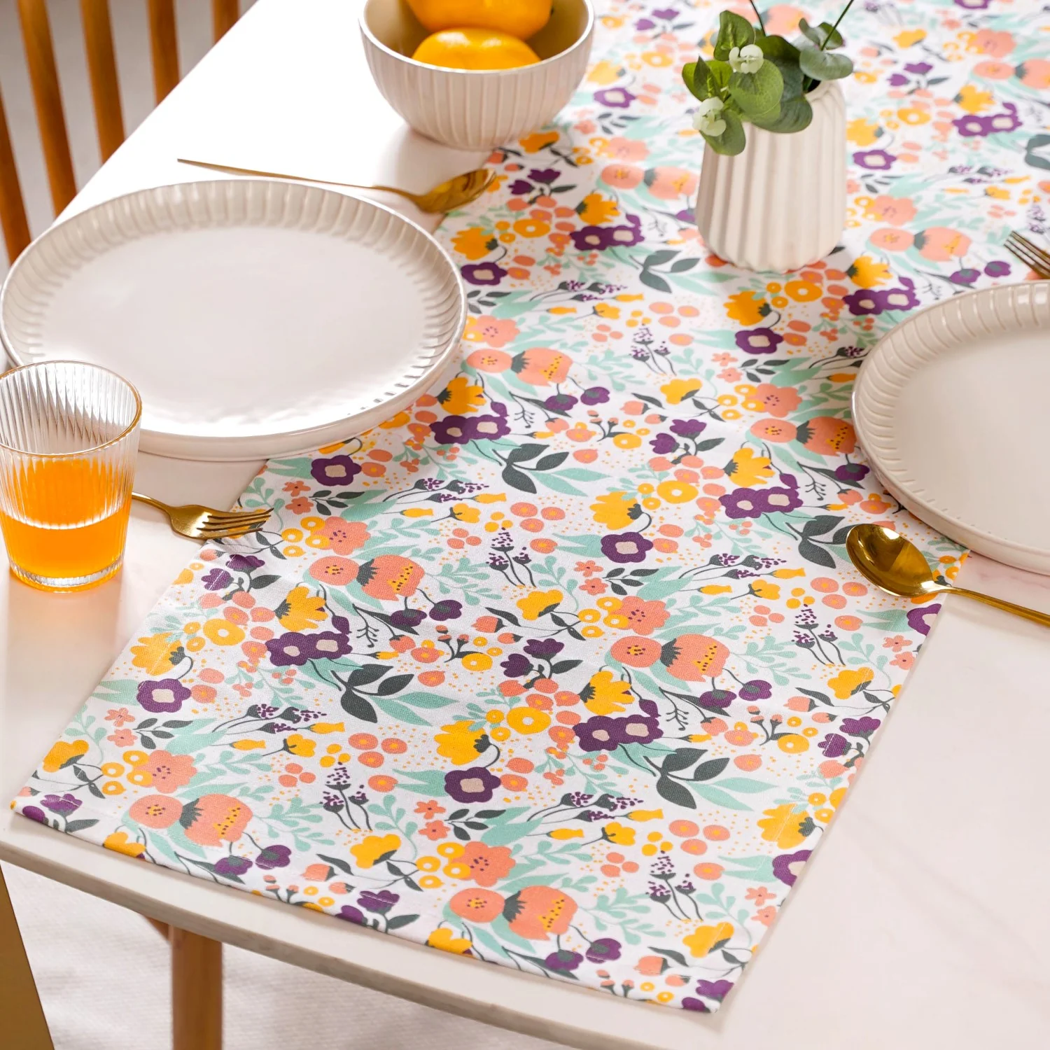 Viola Table Mat And Runner Set Of 7 - Image 3