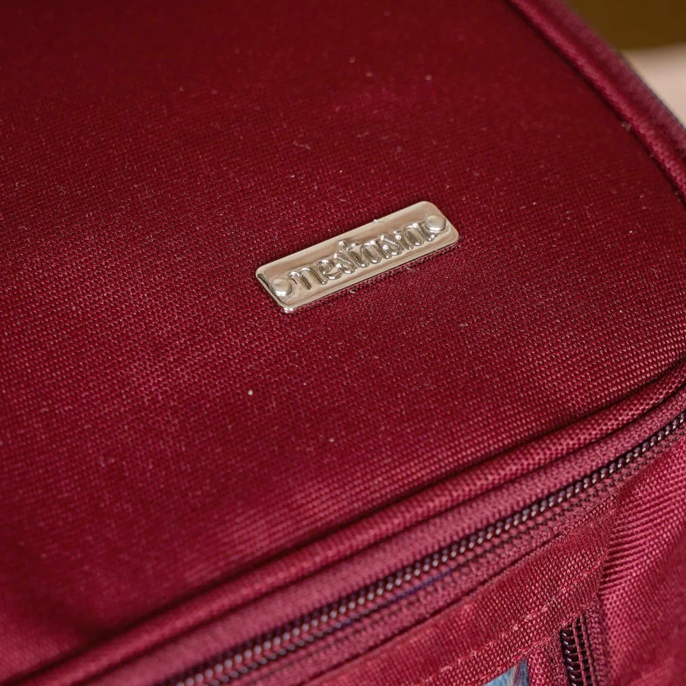 Waterproof Maroon Wardrobe Organiser Set Of 2 - Image 5