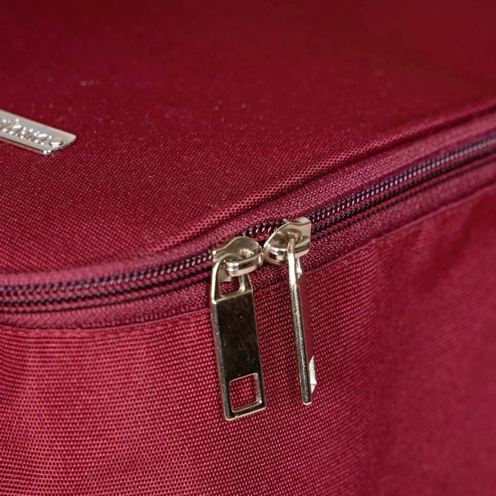 Waterproof Maroon Wardrobe Organiser Set Of 2 - Image 6